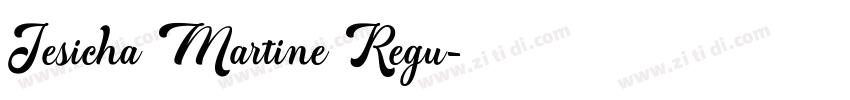 Jesicha Martine Regu字体转换